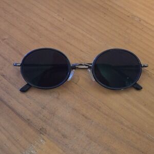 Louisika Y-T744 Round Frames Black Small Circle Retro Steampunk Lennon
